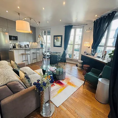 Modern Cozy Flat In The Marais Parking Apartment Paris Exterior photo